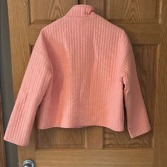 NWT Sadie & Sage Coral Boxy OversizedQuilted Jacket - Picture 6 of 6